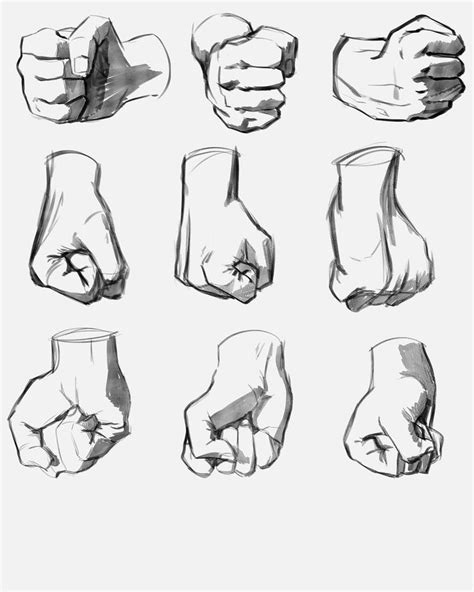 hands drawings fist down - Yahoo Image Search Results | Hand drawing reference, How to draw ...