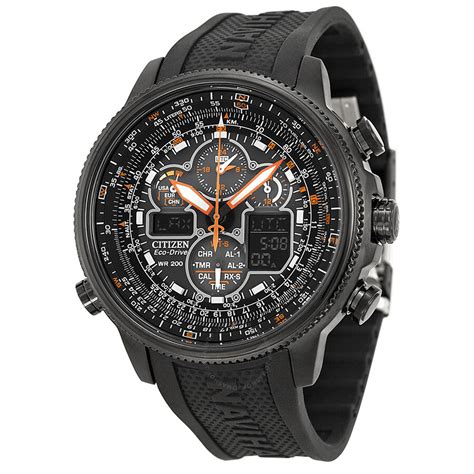 Citizen Promaster Navihawk A-T Eco Drive Black Dial Men's Watch JY8035 ...