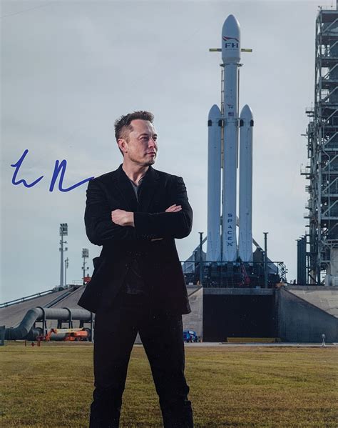 Lot Detail - Elon Musk RARE In-Person Signed 11" x 14" Photo with Great ...