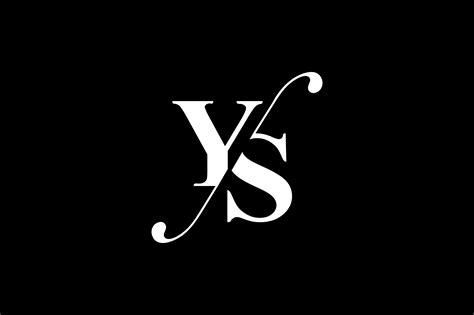 YS Monogram Logo Design By Vectorseller | TheHungryJPEG.com