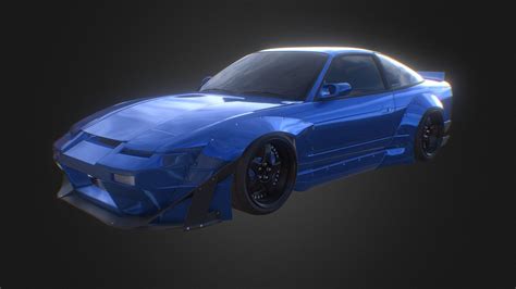 Nissan 180sx Rocket Bunny - 3D model by Boatchi [e417d72] - Sketchfab