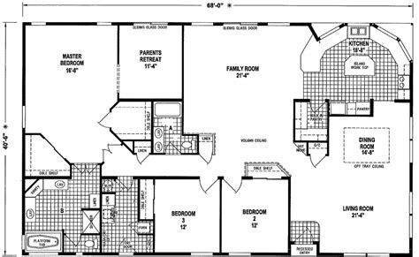 5 Bedroom Triple Wide Mobile Home Floor Plans Texas | Viewfloor.co