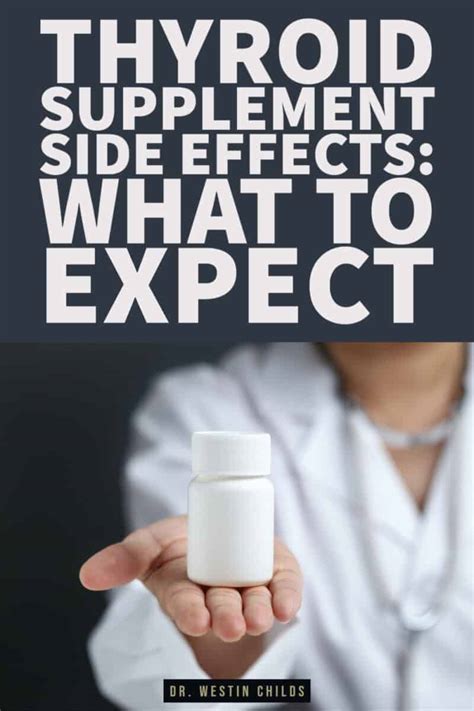 Thyroid Supplement Side Effects: What to Expect