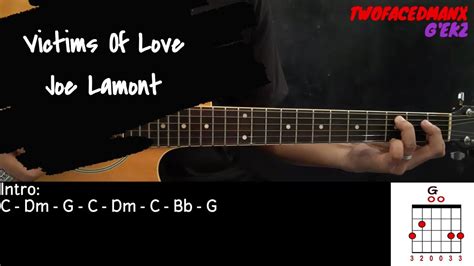 Victims Of Love - Joe Lamont (Guitar Cover With Lyrics & Chords) - YouTube