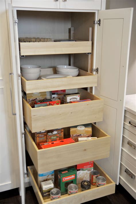 Simple Kitchen Roll Out Drawers