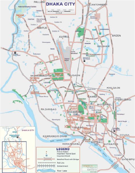 Dhaka City Map - Virtual Bangladesh