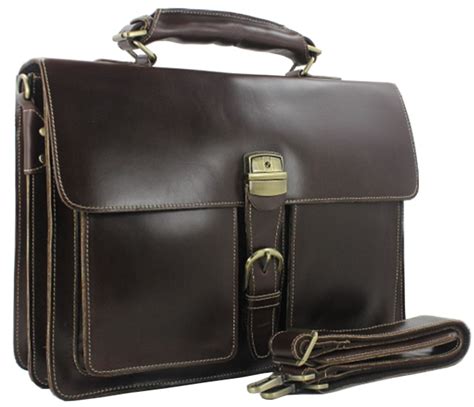 AmeriLeather Leather Laptop Backpack Briefcase