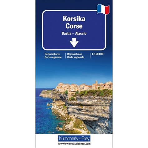 Regional Road Map of France: Corsica