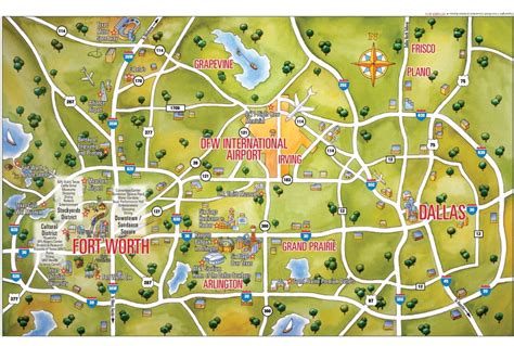 Map Of Downtown Fort Worth Texas | Printable Maps