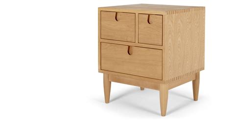 Penn Multi-Drawer Bedside Table, Oak | made.com | Bedside table, Oak ...