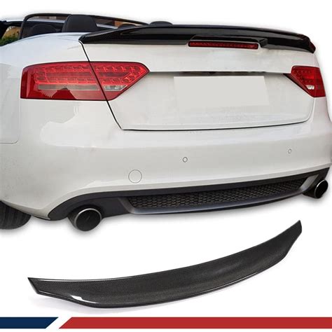 Buy JC SPORTLINE Carbon Fiber Trunk Spoiler for Audi A5 S5 RS5 Convertible 2-Door 2008-2016 ...