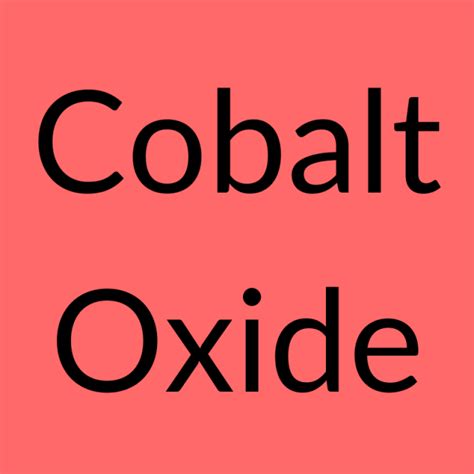 Cobalt Oxide