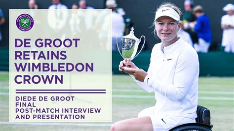 Diede de Groot Retains Ladies’ Wheelchair Singles Crown | Wimbledon 2022 - YouTube