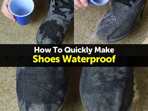 How To Quickly Make Shoes Waterproof | How to make shoes, Water ...