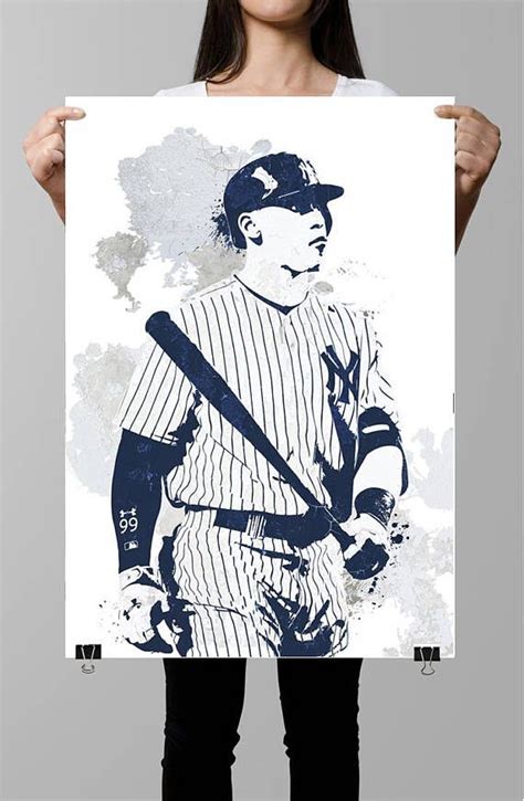 Aaron Judge, New York Yankees, Sports Poster, Fan art, Wall Art, Sports ...