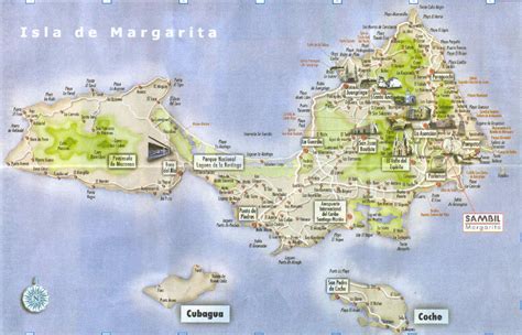 Localización Geográfica, Isla de Margarita | Conociendo Nuestra Venezuela