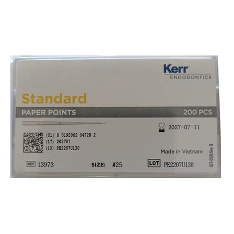 Kerr Paper Points - Standard Sizes - AHP Dental & Medical