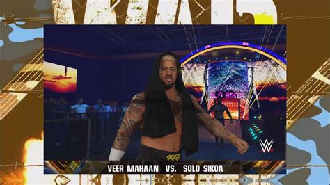 VEER MAHAAN VS SOLO SIKOA. WWE NXT WARGAMES, WWE 2K23.TQSVERSE - YouTube