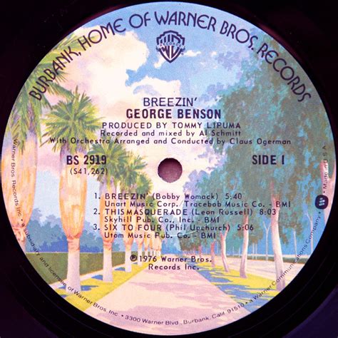 George Benson - Breezin' - Used Vinyl - High-Fidelity Vinyl Records and Hi-Fi Equipment ...