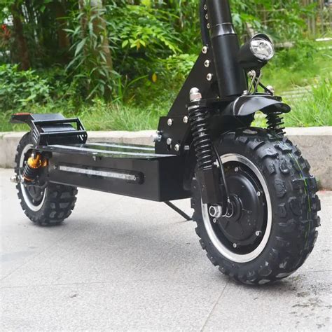 Powerful Beast 2400w Dual Motor 11inch off road wheels professional electric scooter folding ...