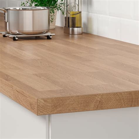 SÄLJAN worktop, oak effect/laminate, 186x3.8 cm - IKEA