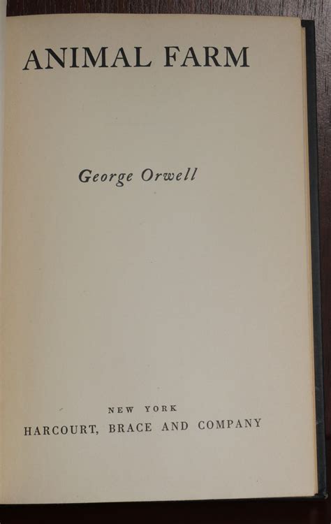 Animal Farm by George Orwell: Good Hardcover (1946) 1st Edition | Ernestoic Books