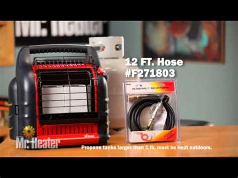 Mr. Heater Big Buddy prep, operation & accessories. - YouTube