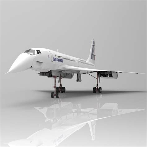 Concorde Studio Max 3D Model MAX | CGTrader.com