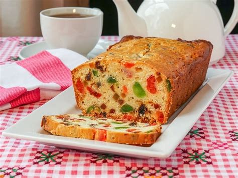 Fruitcake Loaf Cake. Quick, easy & with a rich, cream cheese batter base.