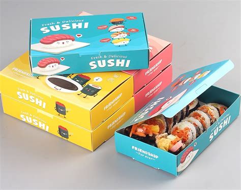 Sushi takeout box,sushi takeaway box,sushi box,custom sushi box | Cake box supplier, box ...