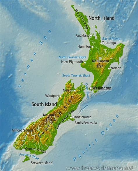 Travel to New Zealand | Map of new zealand, Road trip new zealand, New zealand