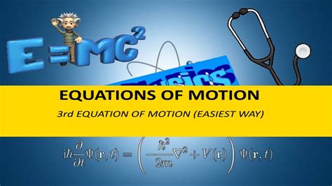 3rd EQUATION OF MOTION - YouTube