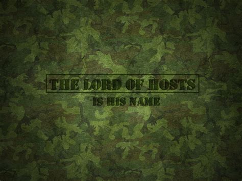 The Lord of Hosts! | Christian Wallpapers