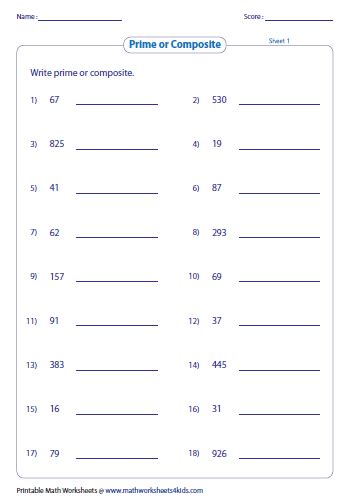 prime and composite numbers math interactive notebook math - pin on ...