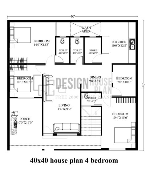 Discover Stunning 1400 Sq Ft House Plans 3D - Get Inspired Today!