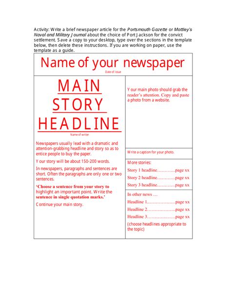 News Articles Template