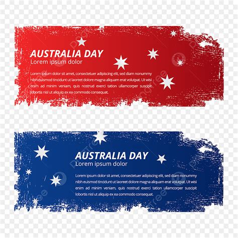 Happy Australia Day Vector Hd Images, Australia Day Grunge Banners, Australia, Holiday ...