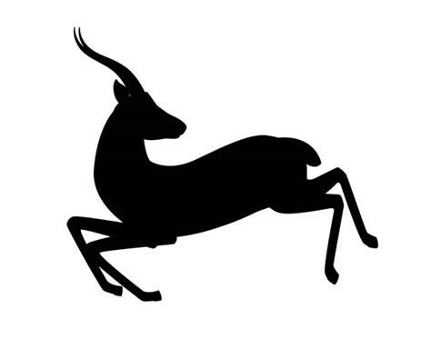 Gazelle Running Illustrations, Royalty-Free Vector Graphics & Clip Art ...