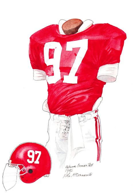 University of Alabama Football Uniform and Team History | Heritage ...