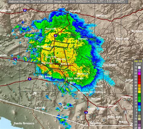 MADWEATHER: Early Morning MCS Over Phoenix Metro