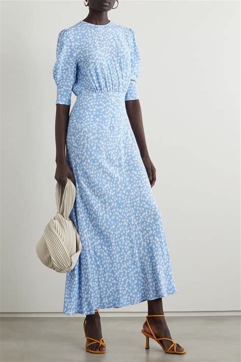 RIXO Lucile floral-print crepe dress in 2021 | Floral print dress summer, Dresses, Crepe dress