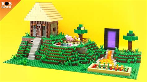 Lego Minecraft Steve House Diorama (Tutorial) - YouTube