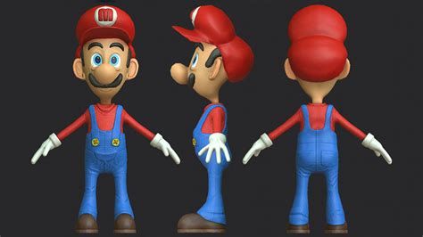 Super mario 3D model - TurboSquid 1168223