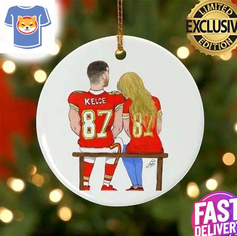 Taylor Swift And Travis Kelce Dating 2023 Xmas Gift For Couple Custom ...