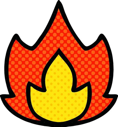 comic book style cartoon fire 10752514 Vector Art at Vecteezy