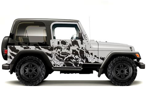 Jeep Wrangler (1999-2006) Custom Vinyl Wrap Kit - NIGHTMARE – Factory ...