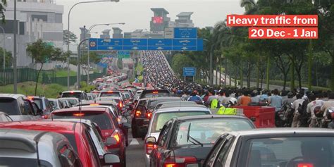 Heavy Traffic Expected At Tuas & Woodlands Checkpoint Till 1 Jan, Be Prepared For Delays