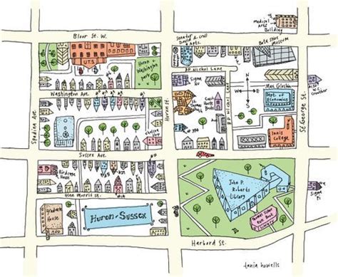 Doodle a map of our neighborhood | Map sketch, Abc crafts, Hand drawn map