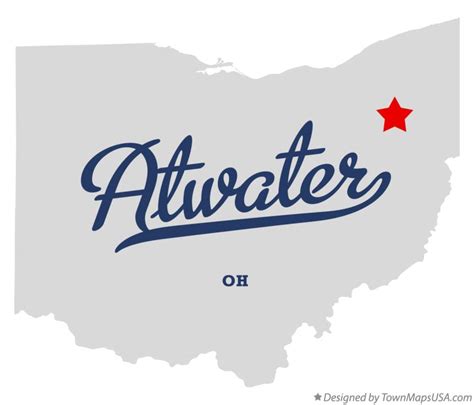 Map of Atwater, OH, Ohio