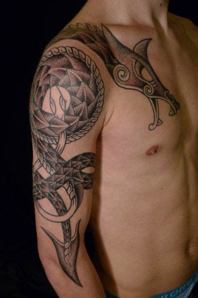 Colin Dale | ink | Pinterest | Viking dragon tattoo, Viking tattoos ...